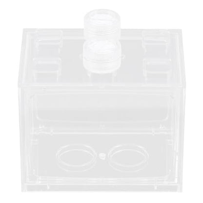 LED Aquarium Kit Small Desktop Fish Tank with Terrarium and LED Light for Creative Miniature Ecosystem and Starter Aquariums