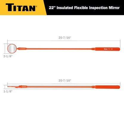 Titan 71101 22-Inch Insulated Flexible Inspection Mirror