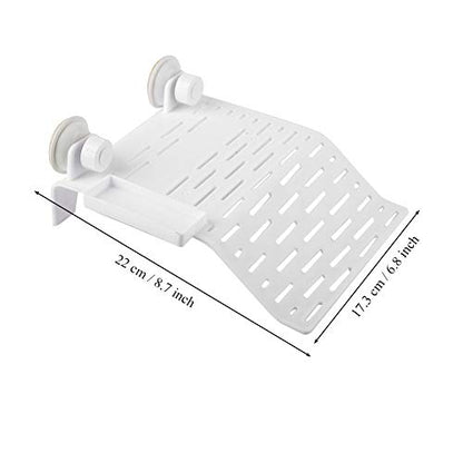 plplaaoo Aquarium Tortoise Platform Dock Turtle Terrace Reptile Habitat Floating Island with Suction Cup (11.5x26.5x7.5cm/4.5x10.4x3.0in) - size: 11.5x26.5x7.5cm/4.5x10.4x3.0in