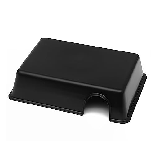 Jungle Bob - Rectangular Hide Box for Reptiles & Snakes - Durable Plastic - Creates A Dark Retreat to Reduce Pet Stress - Economical Reptile Hides for Terrariums - Medium - 9.625" x 6.75" x 2.25" - size: Medium, style: 1 Pack