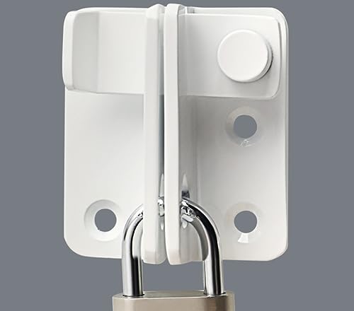 Alise Flip Latch Gate Latches Slide Bolt Latch Safety Door Lock Catch for Barn Cabinet Pet Cage Garden Bathroom Garage Window Sliding Door,Stainless Steel White Finish MS3006R-W | Stainless Steel Door Lock Latches for Wooden Fence Shed Barn Chicken Dog Ca