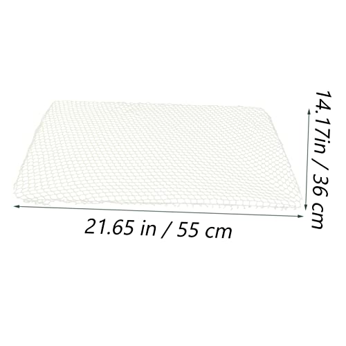Kisangel Tortoise and Fish Protective Mesh Net Easy Install Fish Tank Cover Breathable Netting for Jumping Prevention Lightweight Aquarium Supplies - size: 55X36X0.1CM