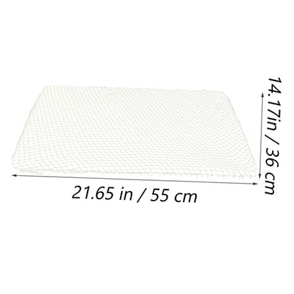 Kisangel Tortoise and Fish Protective Mesh Net Easy Install Fish Tank Cover Breathable Netting for Jumping Prevention Lightweight Aquarium Supplies - size: 55X36X0.1CM