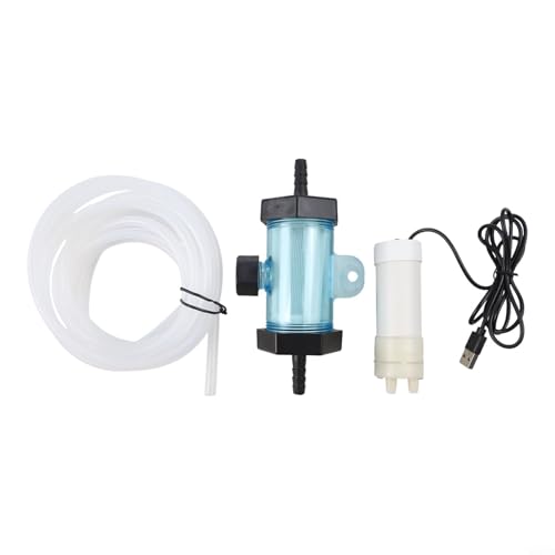 Electric Aquarium for Gravel Cleaner USB Pump with Siphon Vacuum for Fish Tank Water Changing and Cleaning, 1/2/3/5 Meter Tube(3 Meter) - size: 3 Meter