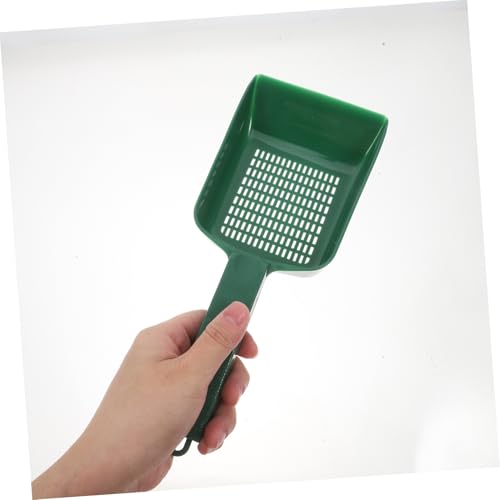 BESPORTBLE Aquarium Gravel Scoop Fish Tank Water and Sand Shovel Reptile Poop Scooper Small Portable Tool for Cleaning Tank Handheld Plastic Bucket Shovel