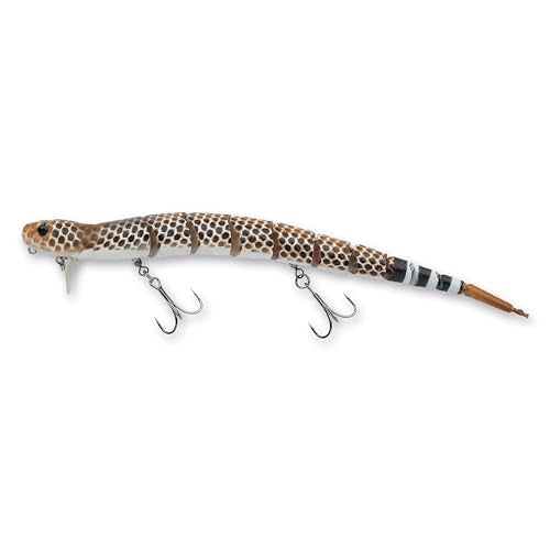 Savage Gear 3D Wake Snake Fishing Hard Bait - color: Rattle Snake, size: 8 in - 1 oz