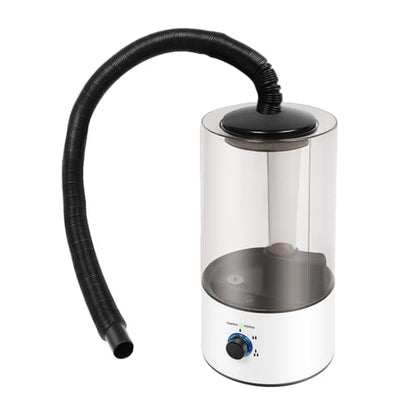 Reptile Humidifier Fogger, 4L Ultrasonic Cool Mist Fogger with Adjustable 3 Spray Levels & Quiet Automatic Shut-off for Terrariums Lizards Snakes Turtles Amphibians