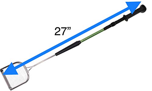 Sand Dipper Metal Cat Litter Scoop – Long Handle Cat Poop Scooper for Litter Box (27”), Heavy-Duty Stainless Steel Kitty Litter Scoop (Junior) - size: 4 - Junior