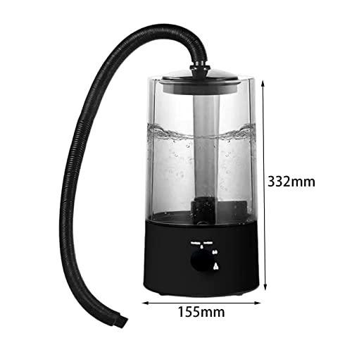 Reptile Humidifier Mister, 4L Top Fill Terrarium Fogger with Extension Hose, 25W Adjustable Mist for Reptile and Amphibian Habitats