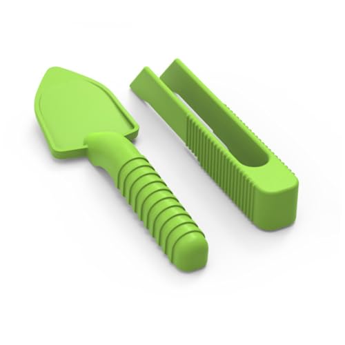 BESPORTBLE 5set Crawler Cleaning Tool Reptile Scooper and Tweezers Other Small Animals Litter Scoop Tweezers and Scooper Bearded Dragon Feeding Rat Snake Bird Scooper Poop Scoop Plastic Green