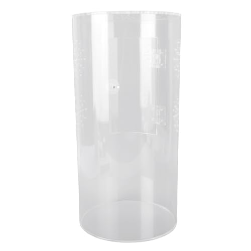 Tall Arboreal Tarantula Enclosure, Acrylic Reptile Terrarium with Front Opening Door for Jumping Spiders Lizards Snails, 6 x 6 x 12in 360 Visibility Secure Latch