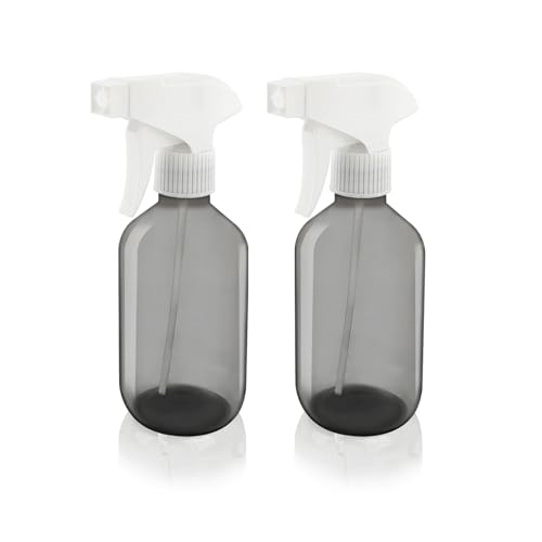 2 Pack 10oz/300ml Spraying Bottles, Adjustable Spray Bottles with Mist and Stream Modes for Hair, Gardening and Cleaning