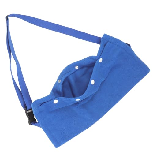 Adjustable Strap Reptile Carrier Bag for Bearded Dragon and Small Pets, Portable Blue Travel Sling Backpack for Outdoor Lizard, Chinchilla, Guinea Pig, and Snake Transport
