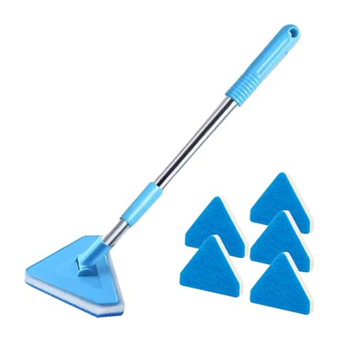 Fish Tank Scrubber for Glass Cleaning Sponge Scraper Tool | Aquarium Scraper Sponge Brush Cleaner for Kitchen Pond Pet Terrarium