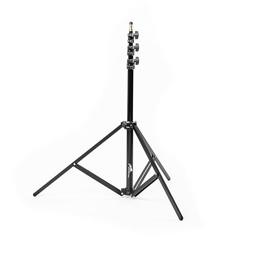 2-Pack Cheetah Stand C8 Auto-Light Stand 8Ft Tall, 6ft Max Weight for Video Lights, Photography and Portraits.
