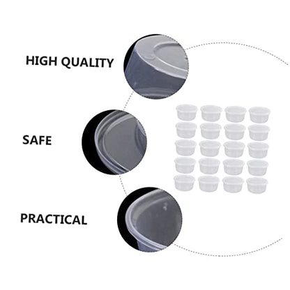Mikikit 20Pcs Boxes Reptile Breeding Boxes Durable White Containers for Spiders Lizards Frogs and Pets for Quarantine and Comfortable Living Environment