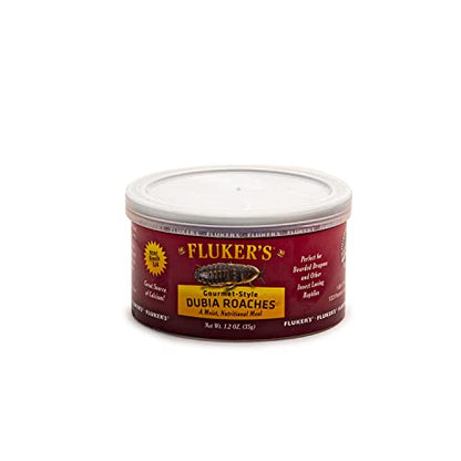Fluker's Gourmet Canned Food for Reptiles, Fish, Birds and Small Animals, Dubia Roaches, 1.2 oz - size: 1.2 Ounce (Pack of 1), style: Dubia Roaches