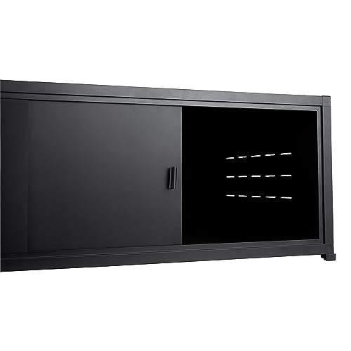 Versatile PVC Reptile Cabinet with Glass/PVC Door Options - Large Reptile Terrarium 48x24x12 inch Ideal for Snake Cage or Multi-Functional Enclosure (12-Inches Height) - size: 48"x24"x12"