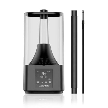 AC Infinity CLOUDFORGE T3, Plant Humidifier 4.5L with VPD Humidity Controls | 10-Level Precision Vaporizer, Extendable Targeting Hose and No-Leak Seal for Grow Tents - size: 4.5L Plant Humidifier