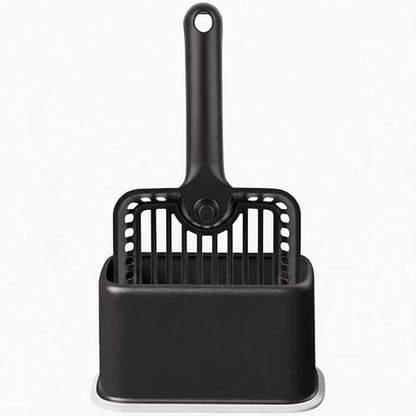 [2026 Version XXL Large Pooper Scooper, Heavy Duty Cat Litter Scooper with Holder Cat Scooper for Litter Box Kitty Litter Scoop,Perfect for Cat Litter Box Cleaning - color: XXL-Black