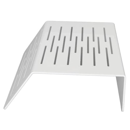 CHICIRIS Acrylic Basking Platform Thick Hollowed Steps Climbing Ramp Stable Resting Dock with Smooth Cleaning for Reptile Tank (Large) - size: Large