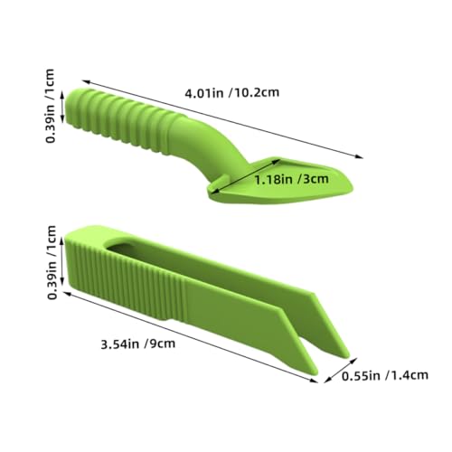 Yardwe 5Set Tweezers Scooper for Efficient Waste Removal and Safe Feeding Terrariums Aquariums and Small Animal Cages for Lizards Spiders Turtles and More