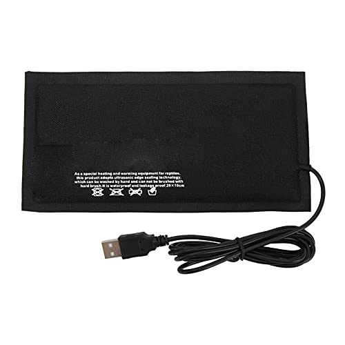 plplaaoo Reptile Heating Pad, Constant Temperature Tank Heater Heating Pad, Adjustable Temperature Under Tank Terrarium Heating Mat, Terrarium Heat Mat for Turtle Snake Frog Lizard Small Animals(S - size: Small