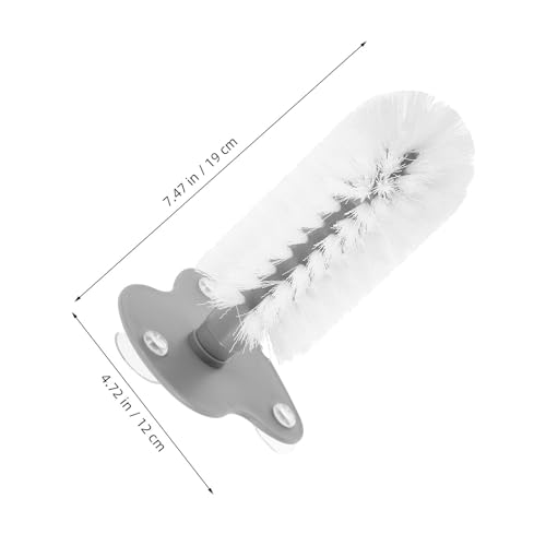 Turtle Shell Cleaning Brush with Suction Cup, Abs Material Scrub Brush for Shell Cleaning and Scratching, Suitable for Turtle Tank Accessories and Home Use