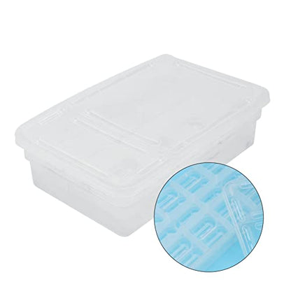 Plastic Reptile Hatching Box Easy Clean Incubator for Snakes Lizards Reptiles Visible Design Lightweight for Convenient Storage Hatchery Container