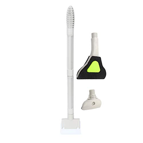 Yctze ZYSH1 3 in 1 Aquarium Cleaning Tools Set - Glass Brush, Silicone Pad Scraper & Acrylic Scraper for Fish Cleaning