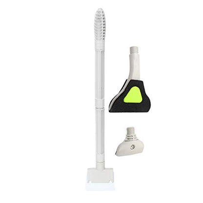 Yctze ZYSH1 3 in 1 Aquarium Cleaning Tools Set - Glass Brush, Silicone Pad Scraper & Acrylic Scraper for Fish Cleaning