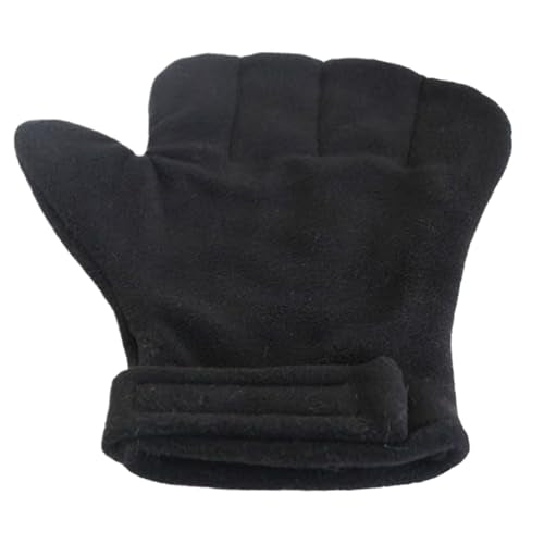 Bite Proof Gloves Quick-Dry Grooming Pet Protection Mittens | Small Animal Handling Protection Glove for Bunny Sugar Glider Bird Parrot Hedgehog Squirrel Reptile Snake Lizard Grooming - color: Black