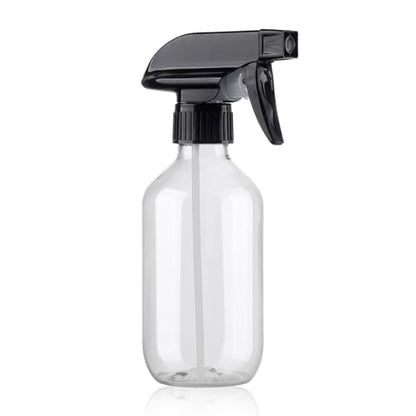 Teyssor Spray Bottles Water Spray Bottle - BPA Free - 10 oz/300 ml Plastic Refillable Containers Fine Mist Small Spray Bottle with Adjustable Nozzle for Hair, Cooking, Cleaning - color: Clear-1 pack