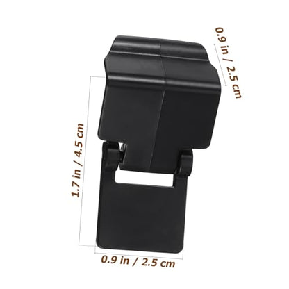 Sosoport 6pcs Reptile Feeding Box Latch Plastic Escape Prevention Buckles for Glass Turtle Tanks and Tropical Ecological Terrariums Easy Installation and Secure Locking