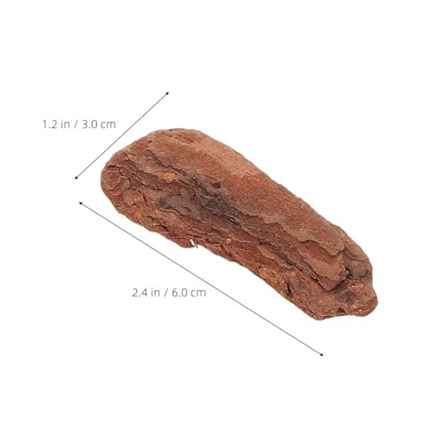 Levemolo Reptile Bark Bedding Natural Tree Bark Chips for Terrarium Decorations Gecko Substrate and Lizard Tank Decor 0.5 Kg Bag 2.36 X 1.18 X 0.39 in