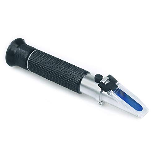 Agriculture Solutions Salinity Refractometer for Seawater and Marine Fishkeeping Aquarium 0-100 PPT with Automatic Temperature Compensation