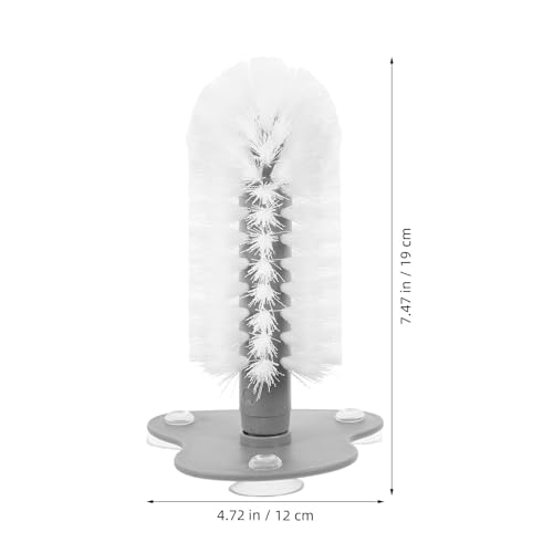 Turtle Shell Cleaning Brush with Suction Cup for Turtle Tank Abs Material Scrubber for Shell Cleaning and Habitat Maintenance Suitable and Reptiles