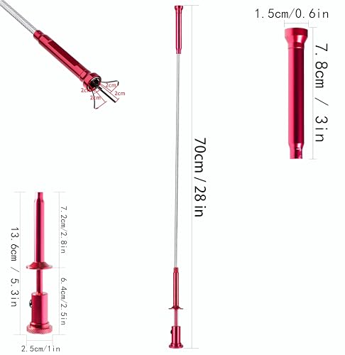 Flexible Magnetic Pickup Tool,Bendable Grabber Tool with 4 Claws & Strong Magnet – Flexible Claw Pick-Up Reacher for Narrow Spaces, Engine Bay, Sink, Drain, Jewelry, Keys, Metal Objects - size: 28.2 inch