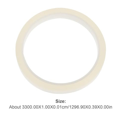 Didiseaon 5 Rolls High Temperature Heat Press Tape 10mm X 3 Polyester Sublimation Printing Tape for Industrial Repair and Thermal Resistant Applications