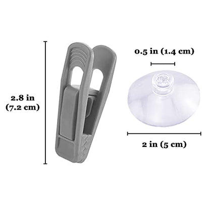 JOR Fish Veggie, Kelp, and Catappa Leaf Suction Cup Clip Feeder, Perfect for Bettas, Plecos, Snails, Shrimp, Release Beneficial Elements in Water, Turtles Love It, 3pcs