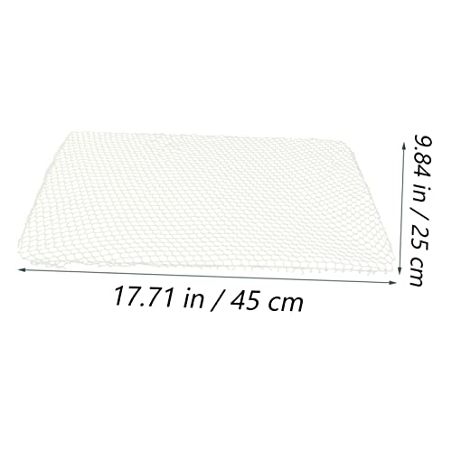 Kisangel Aquarium Escape Mesh Cover Tortoise and Fish Tank Netting for Preventing Pets from Jumping Out Breathable Fine Mesh Design - size: 45X25X0.1CM