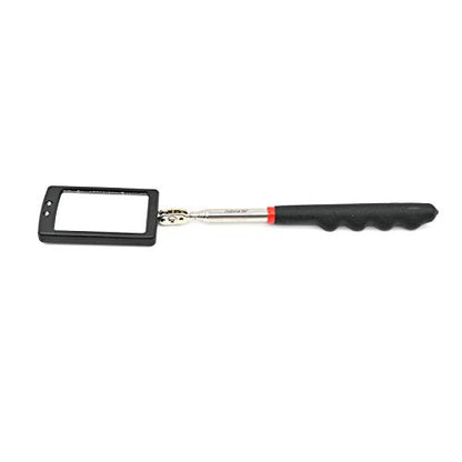 Telescoping LED Lighted Flexible Inspection Mirror 360 Swivel for Extra Viewing