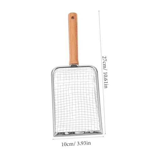 Cat Litter Scoop with Handle Ergonomic Non Slip Design for Easy Waste Cleaning Cat Litter Boxes Durable and Easy to Shovel for Cats and Reptiles