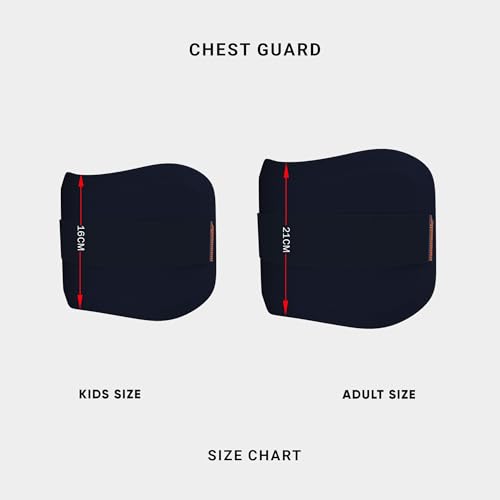 moonwalkr Cricket Chest Guard - color: Blue