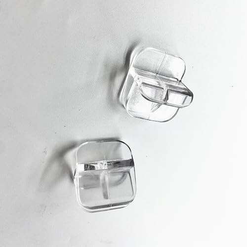 10 PCS Rimless Aquarium Clips for 1/8" to 3/16" Glass,Top Mounting Support Holder Clamp Replacements for Rimless Tank Lids
