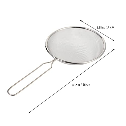 Mipcase Pet Sand Shovel Animals for Stainless Steel Spoon Spoons Cat Litter Scoop Stainer Steel Strainer Terrarium Litter Cleaner Reptile Cleaning Tool Reptile Supplies Fryer Mesh
