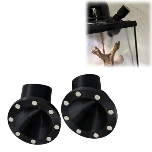 Terrarium Fogger Adapter Magnetic - Mount for 1-inch and 20mm Hose Sprayers, Easy to Install, Enabling efficient Spray Control