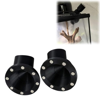 Terrarium Fogger Adapter Magnetic - Mount for 1-inch and 20mm Hose Sprayers, Easy to Install, Enabling efficient Spray Control