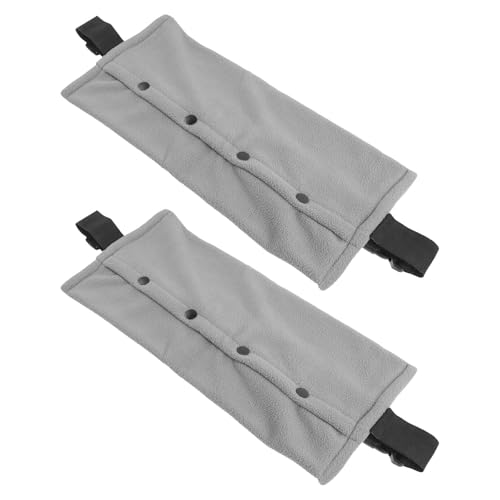 ibasenice 2pcs Bearded Dragon Sling Carrier Chest Bag with Adjustable Strap, Lightweight Travel Pet Carrying Case for Lizards and Small Reptiles, Elegant Gray Outdoor Transport Pouch