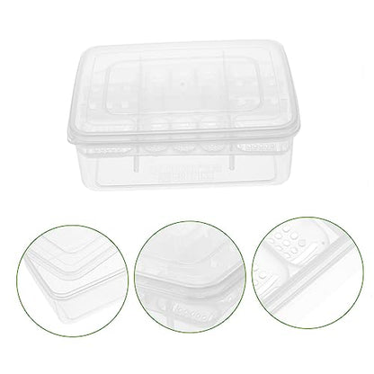 Angoily for Snakes Lizards and Frogs Lightweight Plastic Breeding Box Lattice Design for and Storage for Reptile Hatching